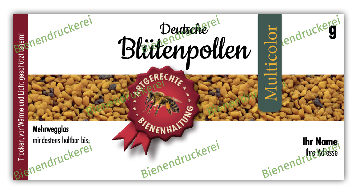 Artikelbild 1 des Artikels “Honigglas Etikett Motiv 371 “