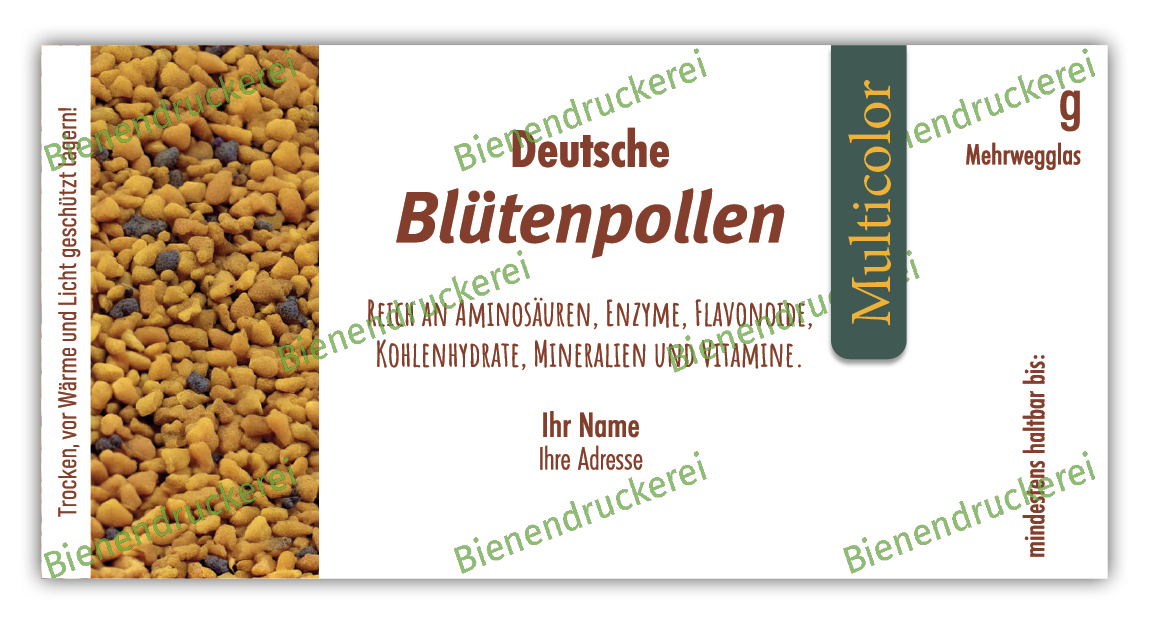 Artikelbild 1 des Artikels “Honigglas Etikett Motiv 372 “