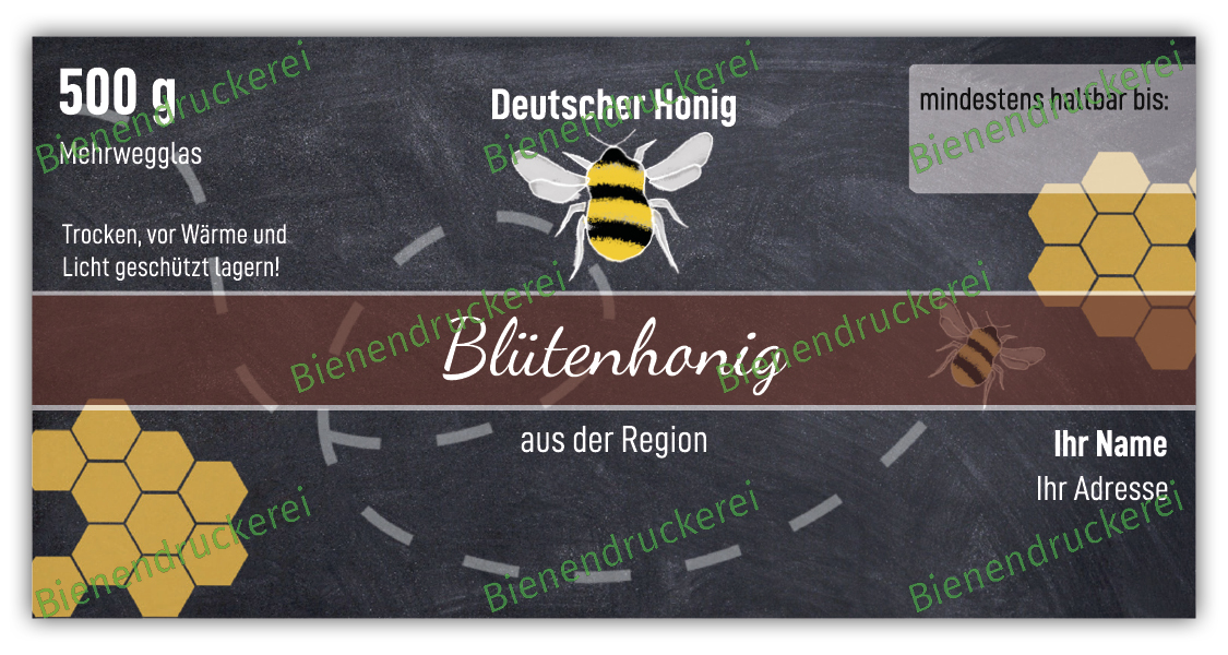 Artikelbild 1 des Artikels “Honigglas Etikett Motiv 376 “