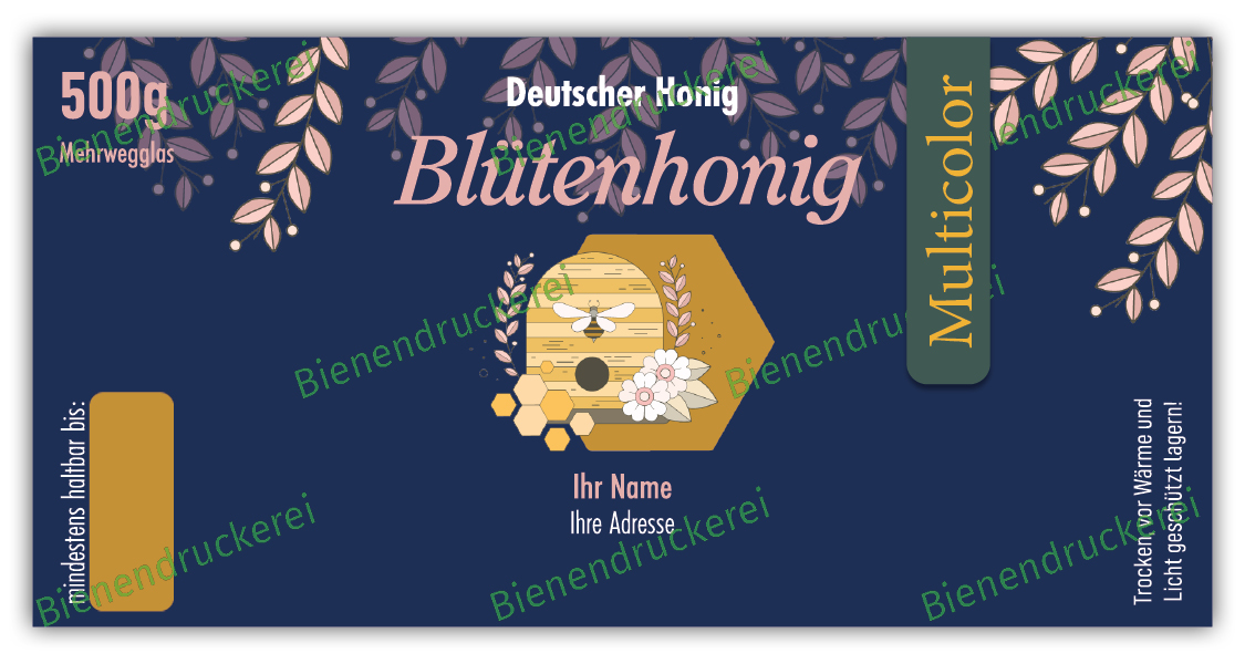 Artikelbild 1 des Artikels “Honigglas Etikett Motiv 377 “
