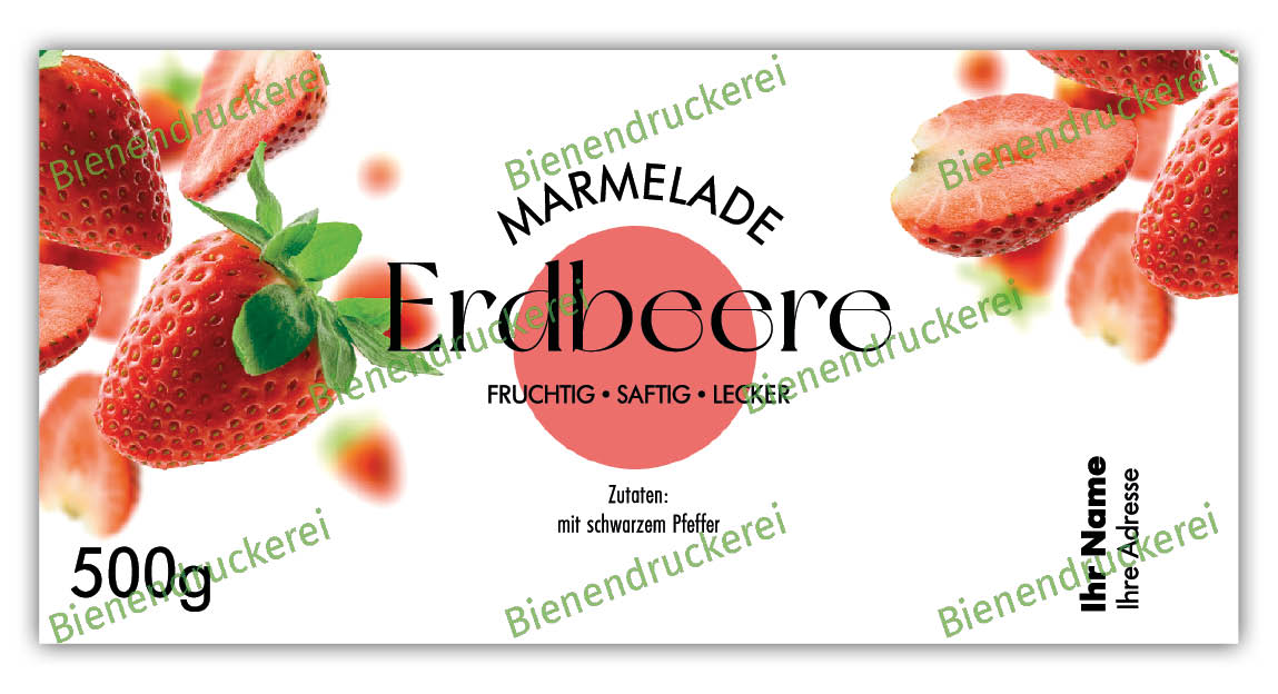 Artikelbild 1 des Artikels “Marmelade Etikett Motiv 800 “
