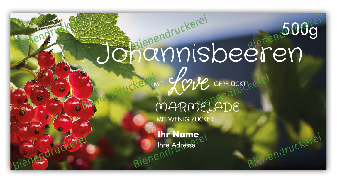 Artikelbild 1 des Artikels “Marmelade Etikett Motiv 830 “