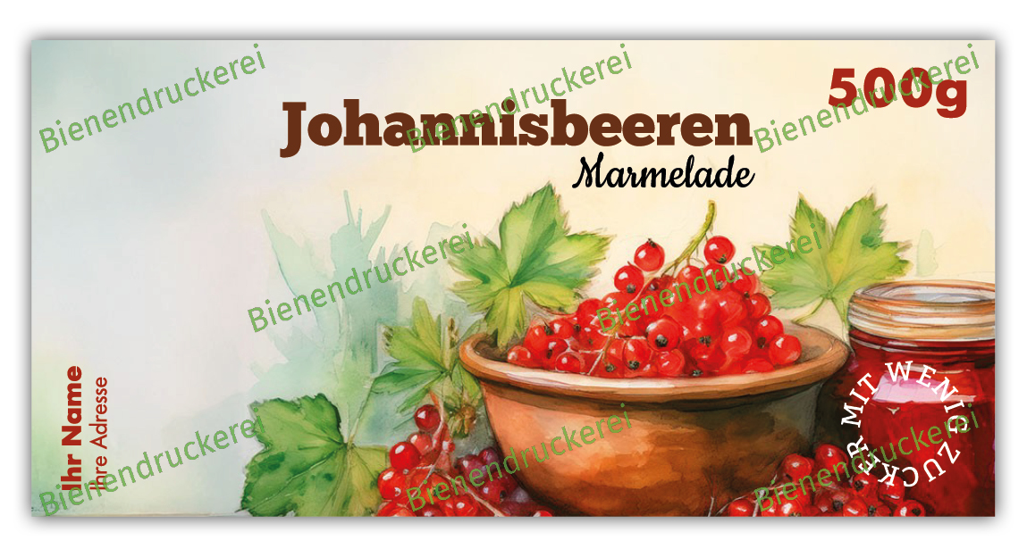 Artikelbild 1 des Artikels “Marmelade Etikett Motiv 832 “