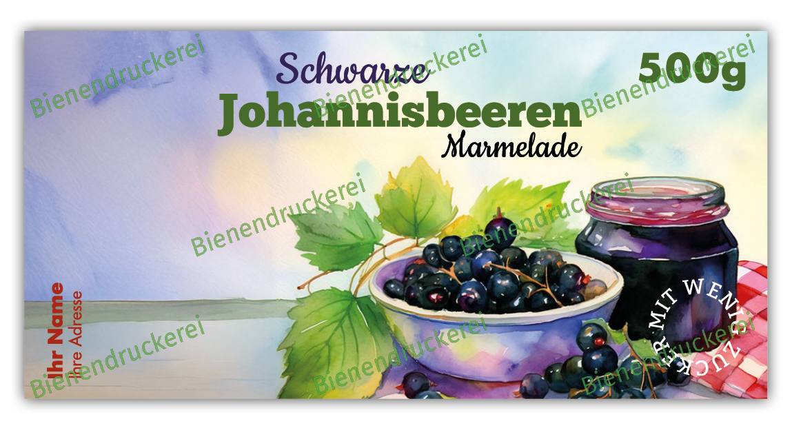 Artikelbild 1 des Artikels “Marmelade Etikett Motiv 833 “