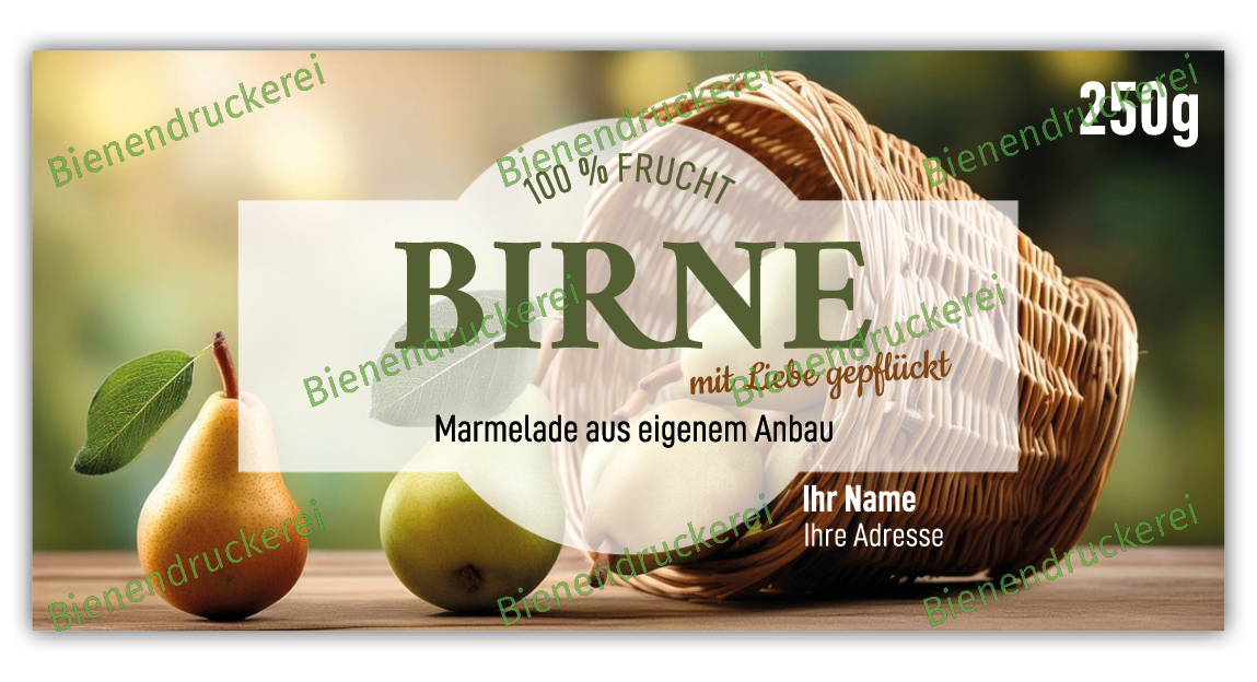 Artikelbild 1 des Artikels “Marmelade Etikett Motiv 850 “