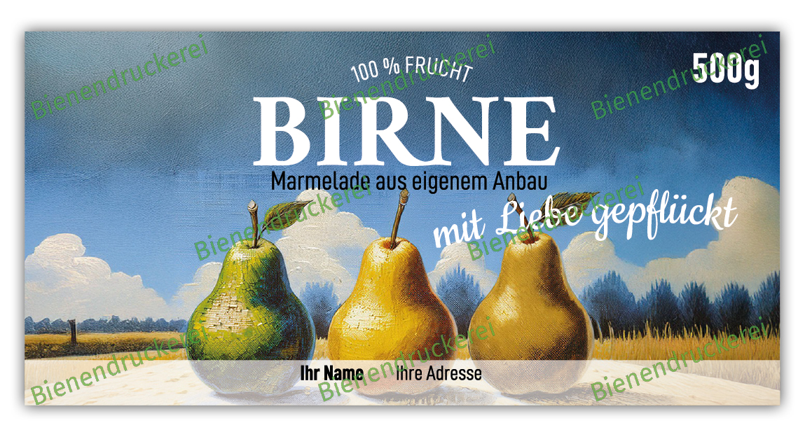 Artikelbild 1 des Artikels “Marmelade Etikett Motiv 851 “