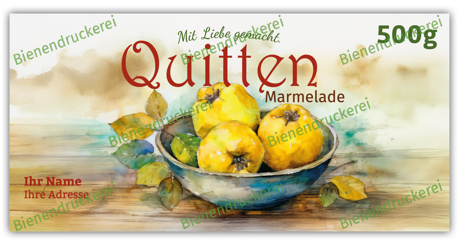 Artikelbild 1 des Artikels “Marmelade Etikett Motiv 921 “