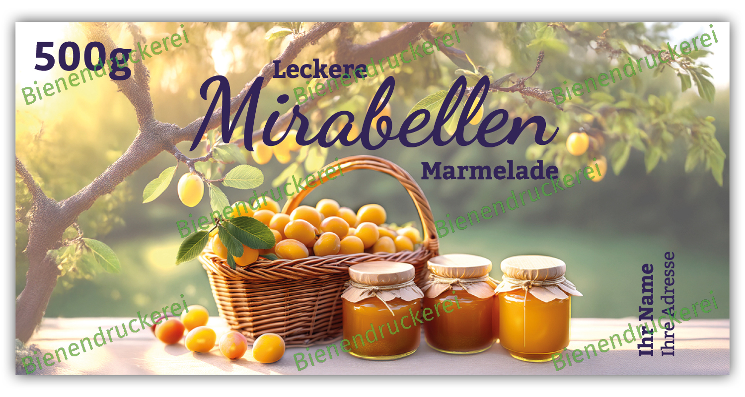 Artikelbild 1 des Artikels “Marmelade Etikett Motiv 940 “