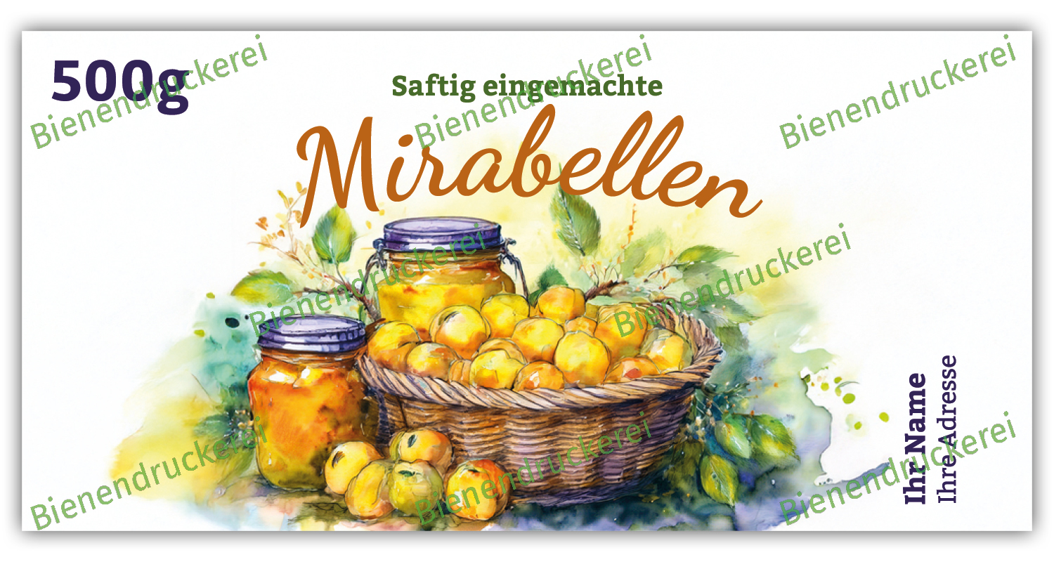Artikelbild 1 des Artikels “Marmelade Etikett Motiv 941 “