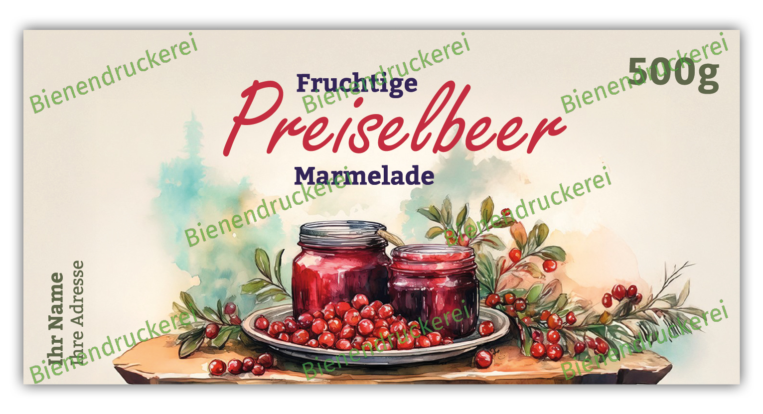 Artikelbild 1 des Artikels “Marmelade Etikett Motiv 971 “