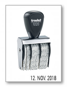 Artikelbild 1 des Artikels “Bänder-Datumsstempel 0901 “