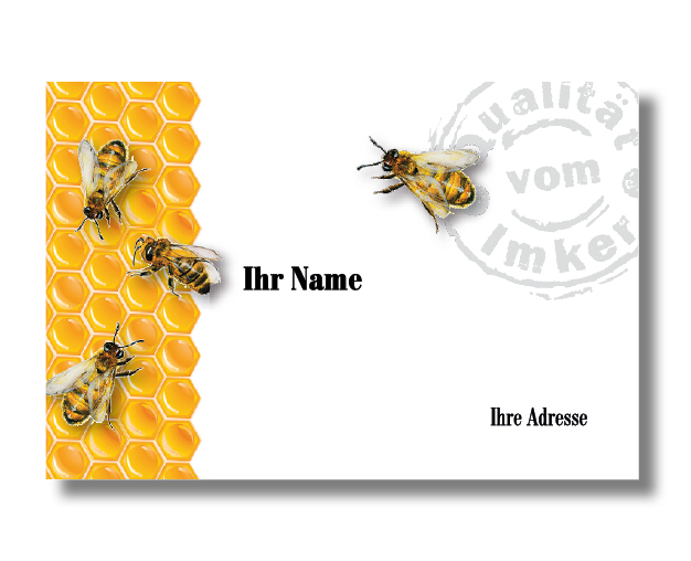 Artikelbild 1 des Artikels “Imker Visitenkarten 0910 “