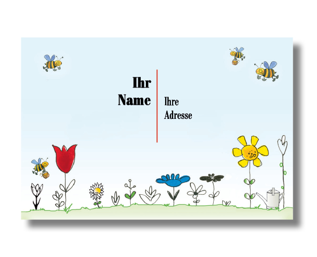 Artikelbild 1 des Artikels “Imker Visitenkarten 0914 “