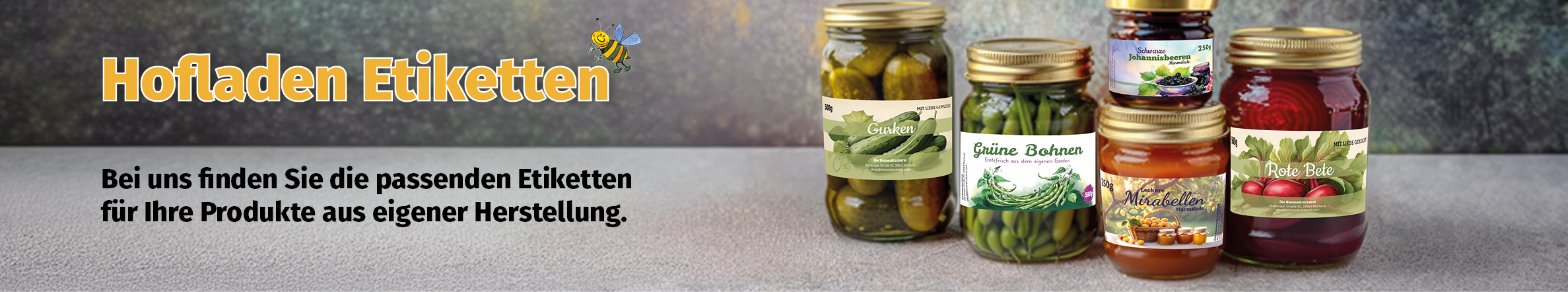 Banner Hofladen
